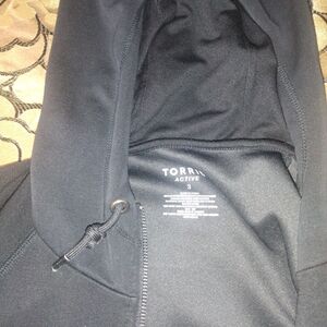 Torrid Black Zip-Up Hoodie